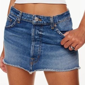 Eb denim mini skirt TOMMY size XS NWOT